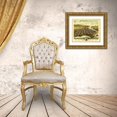 thumbnail image 3 of Shober 18x15 Gold Ornate Wood Framed with Double Matting Museum Art Print Titled - Grand Haven Michigan - Shober 1874, 3 of 4