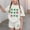 White, variant on Cethrio St. Patrick's Day Outfit Sets for Girl, 2 Piece Short Sleeve Summer Girls' Clothing Sets Beige Size 10-12