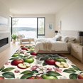 thumbnail image 3 of ODIKA 4'x6' Machine Washable Non-Slip Area Rug, Farmhouse Red High Traffic Rug, Red, 1181313, 3 of 7