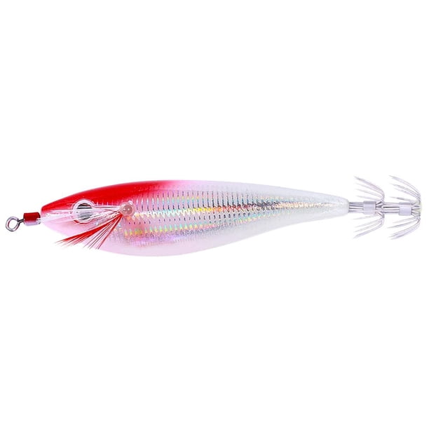 Señuelo Pulpo Ganchos 10cm 10g Luminoso Pulpo Cebo Tackle (Cabeza Cuerpo) Rojo Plata Ndcxsfigh Para Estrenar