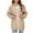 Khaki, variant on Cardigan Sweaters for Women Hemlock Female Solid Color Hooded Sun Clothing Jacket Lightweight Close Fitting Sports Outdoor Long Sleeve Zipper Jacket Sweater