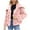Pink, variant on BiZtdJrK Womens Faux Fur Coat Fleece Cropped Lapel Jacket Long Sleeve Plush Warm Thickening Coats Warm Winter Open Front Jackets 2025 Khaki M