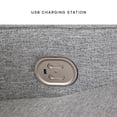 thumbnail image 5 of Signature Design by Ashley Biscoe Pewter Power Reclining Loveseat, 5 of 17