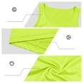 thumbnail image 5 of Yaoyar Mens Quick Dry Sleeveless Tees Solid Color Sleeveless Pullover Crew Neck Fitness Muscle Training Athletic Workout Activewear Sports Casual Gym Outdoor Performance Tank Top,Green,L, 5 of 8