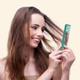 thumbnail image 4 of Unique Bargains Wide Tooth Rat Tail Comb Plastic Long Tail Comb Tip Tail Combs for Wet Curly Hair for Women Men Green, 4 of 7