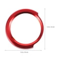 thumbnail image 2 of unbranded Car Decoration Sticker Rojo En Aleación Elegante Para Botón De Arranque, 2 of 8
