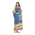 thumbnail image 3 of Women's Plus Size Kaftan Dresses Boho Long Maxi Dress Ladies Casual Hippie Kimono Sleeve Loose Caftan Online, 3 of 8