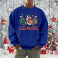 thumbnail image 2 of Chandail à Capuche Mode pour Hommes Logo de Vacances de Noël Automne Imprimé Chandail Décontracté Confortable, 2 of 4