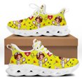 thumbnail image 1 of Zapatillas de deporte con estampado de enfermera de dibujos animados para mujer, zapatos de plataforma transpirables de punto con cuchillas, zapatillas para correr, 1 of 6