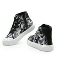 thumbnail image 2 of BURUDANI Kids Casual Sneakers High Top Canvas Walking Shoes for Little Boys & Girls, 2 of 5