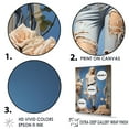 thumbnail image 3 of Designart "Stylish Denim Woman II" Fashion Floater Framed Canvas Prints, 3 of 5