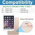 thumbnail image 2 of Funda ProCase Smart para iPad Mini 1, 2, 3, con función de encendido/apagado automático, 2 of 7