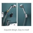 thumbnail image 7 of Usbinx Life Adhesive Rotatable Shower Head Bracket Wall Mount 360 Degree Angle Adjustable No Drill Installation, 7 of 7