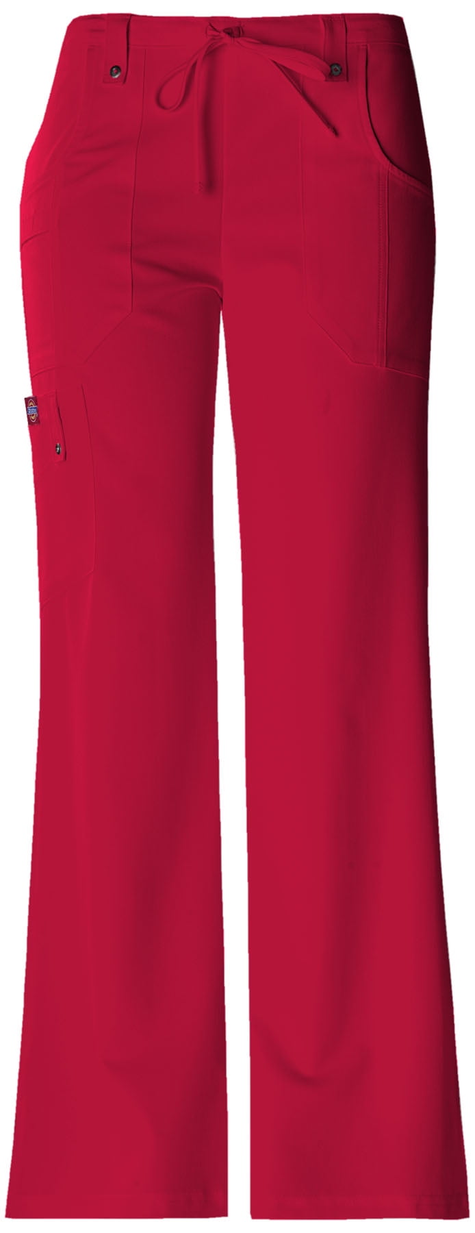 Dickies Xtreme Stretch Medical Scrubs Pant for Women Mid Rise Drawstring Cargo Plus Size 82011