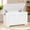 White, variant on Wooden Toy Storage Chest with Safety Hinges, 31.5” Flip-Top Storage Bench, Sturdy Entryway Trunk for Living Room & Bedroom, Easy Assembly, White