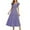 Purple, variant on Uaswgudfs 2025 Women's Summer Tiered Ruffle A-Line Dress - Casual Short Sleeve with Flounce Sleeves & Boho Hem Detail Black L