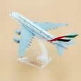thumbnail image 2 of 16cm Airplane Model Plane Air Emirates Airlines Airbus A380 Aircraft Model Alloy, 2 of 7