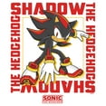 thumbnail image 2 of Mens Sonic the Hedgehog Shadow Text Frame Lightweight Hoodie, 2 of 4