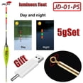 thumbnail image 1 of Juego de flotador electrónico de pesca 5g 7g 10g con cargador y batería recargable accesorios que brillan en la noche aparejos de carpa marina verano Tan Jianjun unisex, 1 of 2