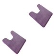 thumbnail image 4 of Billuyoard Alfombra de baño en forma de U Absorbente de agua Antideslizante Elástico Amigable con la piel Alfombra de baño Alfombra de baño Protección Púrpura 40*60cm 2piezas Billuyoard CBP005187, 4 of 5