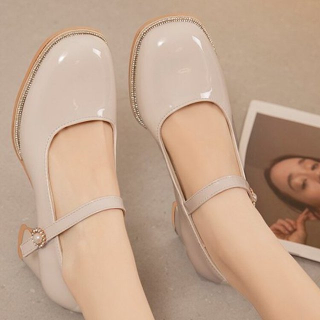 Zapatos de tacón alto para mujer, otoño 2023, negro, Beige, zapatos de boda, zapatos de oficina de tacón medio, tacones gruesos sexis a la moda para mujer, tacones altos 37 Gao Jinjia LED