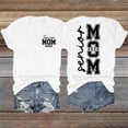 thumbnail image 2 of T Shirts For Women Womens Tops Senior Mom Shirt Graduation T Shirts Graduate Mama Tshirt Short Sleeve Tops V Neck Graphic Tees, 2 of 4