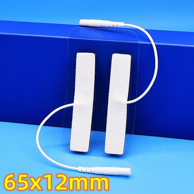 Electrodo de tira para instrumento de acupuntura para masaje de meridianos domésticos, pequeño parche de electrodo autoadhesivo A es una pieza adhesiva de pasta de electroterapia