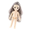 thumbnail image 2 of 3D Simulación Ojo Vestir Muñeca Cambio Maquillaje Muñecas Cabello gris Sunnimix BJD Doll Body, 2 of 5