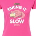 thumbnail image 3 of Pokémon - Slowpoke Taking it Slow - Juniors Fitted Graphic T-Shirt, 3 of 5