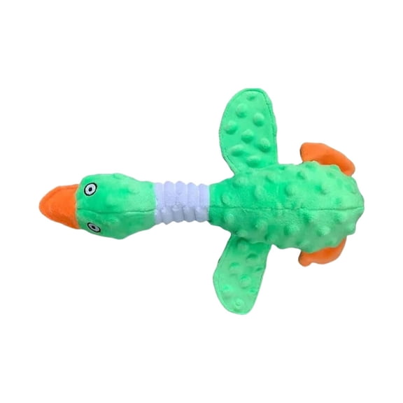 LGCASL Green Duck Chew Toy Dog Toys for Aggressive Chewers 2026 New Dog Toys Calming Toy for Dogs Indestructible Toy with in Squeaker for Boredom Yellow Dog Plush for Dogs, Green