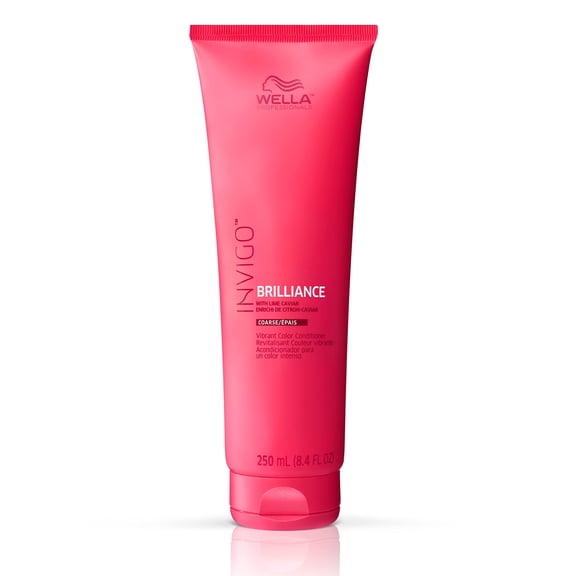 Wella Professionals Invigo Brilliance Conditioner | For Coarse Colored Hair| Color Protecting & Color Vibrancy Conditioner| 8.4 Fl Oz