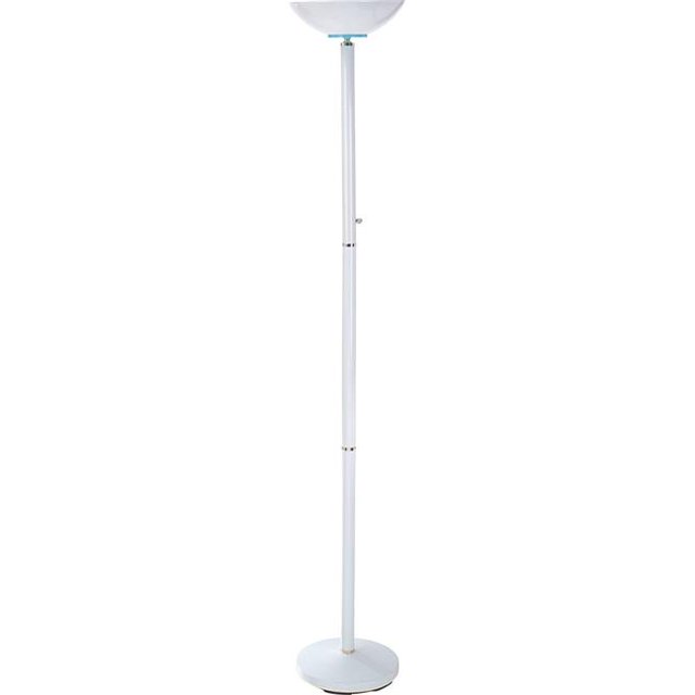 Q-Max 3033WH Lampadaire Torchiere de 71 Po - Blanc