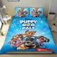 thumbnail image 1 of Cachorros Dog Pals Conjunto de sábanas temático, trío de piezas, cómodo y amigable con la piel, diseño único, regalo de decoración para el hogar para familiares, amigos y fans, 90 cm * 190 cm, 1 of 6