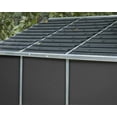 thumbnail image 5 of Palram - Canopia Rubicon 8' x 17' Polycarbonate/Aluminum Shed - Gray, 5 of 10