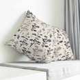 thumbnail image 3 of Grey Black Botanical Pillow Covers 20x20 Inch Decorative Throw Pillow Cover, Rustic Country Spring Floral Summer Leaf Sofa Pillowcases Accent Cushion Case Home Decor Bedroom Living Room, 3 of 6