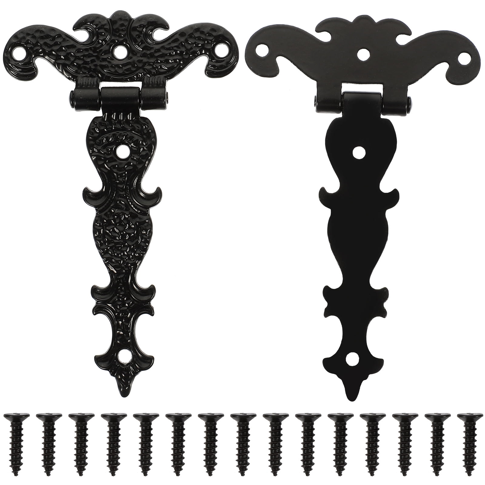 2pcs Shed Hinge Heavy Duty Wooden Fence Gate Hinge Retro Outdoor Shed