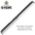 thumbnail image 4 of Kent SPC80 Salon-Style Dressing Cutting Comb with Wide and Fine Teeth - Professional Barber Haircut Comb for Styling and Teasing for All Hair Types - Kent Quality Barber Supplies, 4 of 5