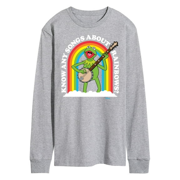 Muppets - Know Any Songs About Rainbows - Men's Long Sleeve T-Shirt