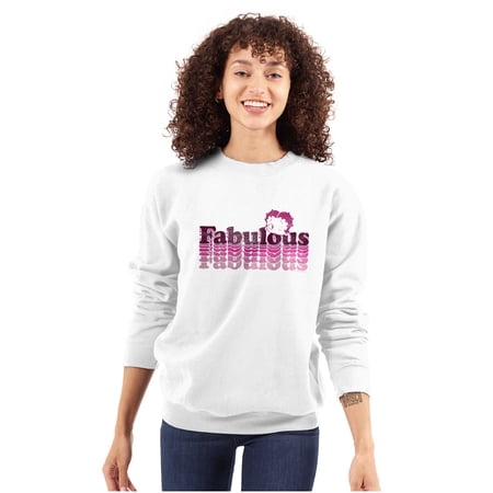 Betty Boop Fabulous Proud Strong Women Plus Size Sweatshirt Brisco Brands 4X