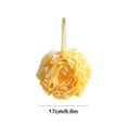 thumbnail image 3 of Compact Bath Sponge with Hygienic Hanger - Quick-Drying Exfoliating Pouf for Daily Shower Routine, 3 of 7