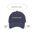 thumbnail image 3 of Gorra de béisbol ajustable clásica baja con estampado sin estructura para hombre y mujer, 3 of 5