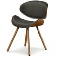 thumbnail image 3 of Simpli Home Marana Dining Chair in Distressed Brown Vegan Faux Leather, 3 of 12