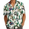 thumbnail image 5 of Retro Dirt Bike Hawaiian Shirt For Men Vintage Western Motocross Mens Hawaiian Shirts Short Sleeve Button Down Shirt Men, 5 of 7
