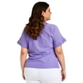 thumbnail image 3 of Blusa fresca con bolsillos Roman Fashion /Tallas Extras, 1813 (Lila) lila 36 Roman Fashion BL-GR-1813-LILA, 3 of 6