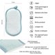 thumbnail image 4 of Almohadilla de esponja duradera para fregar, esponja reutilizable de microfibra sin arañazos y exfoliante resistente para platos y ollas de limpieza de cocina, paquete de 8, 4 of 5