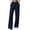 Navy, variant on AherBiu Sweatpants for Women Elastic Crossover V-Waisted Straight Leg Casual Loose Fitted Jogging Sweat Pants with Pockets(X-Large,Yellow)