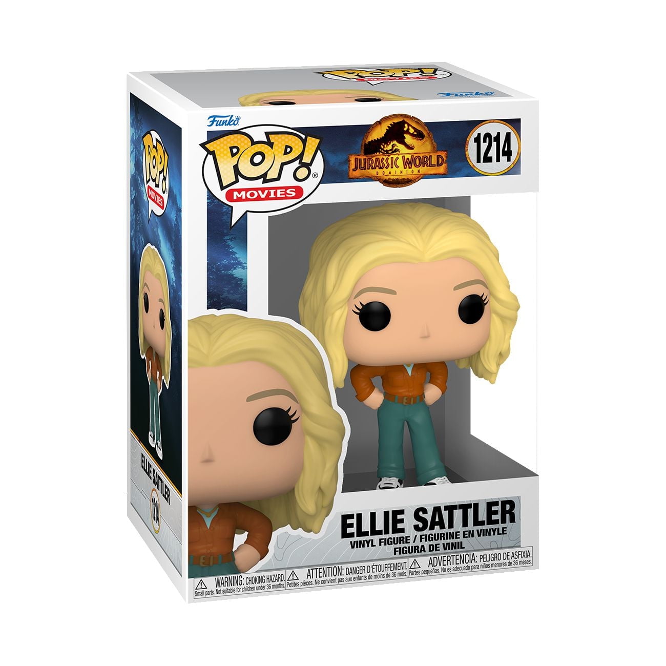 Funko Pop! Movies: Jurassic World Dominion - Dr. Ellie Sattler Figurine En Vinyle
