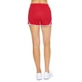 thumbnail image 4 of Expert Brand USA-Made Women's Oxymesh™ Fitness Athletic Shorts, Red, Small, 4 of 5