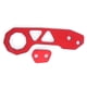 thumbnail image 3 of Gancho de remolque trasero gancho de parachoques trasero de aleación de aluminio portátil rojo general para modificación de coche para carreras para rescate en carretera, 3 of 8