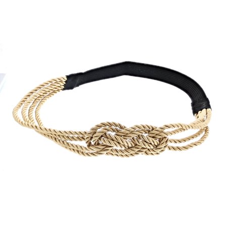 Making Waves Women's Nautical Rope Sailor's Knot Headband, Gold